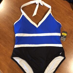 Nautical womens XL swimsuit NWT.